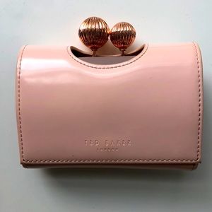 Ted Baker bobble small pink and purple wallet